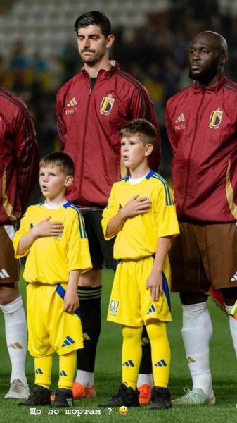 ВІДЕО. Діти Реброва супроводжували зірок збірної Бельгії. Пощастило