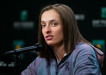 ВІДЕО. Запис прес-конференції, на якій Свьонтек не почула питання про росію