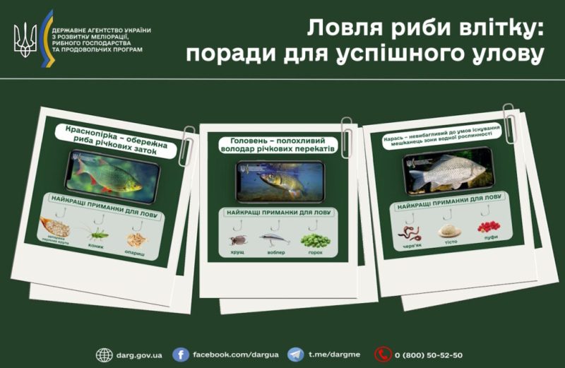 За три дні закінчується нерестова заборона на вилов риби та раків у всіх водоймах Сумщини