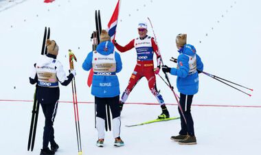 Жіноча естафета ЧС. Швеція випередила Норвегію, Україну зняли як колових