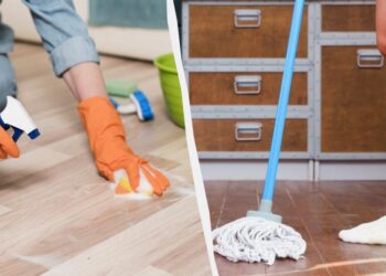 Жодних розводів на підлозі та чисті шкарпетки: що додати у воду для миття підлоги