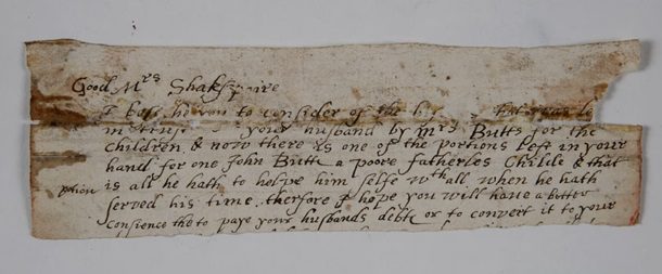 Знайдений лист відкриває нову правду про Шекспіра