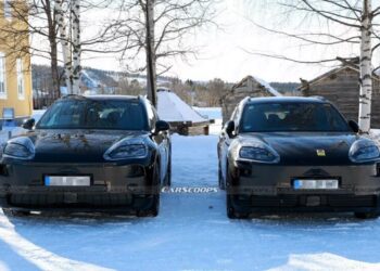 Дві версії культового Porsche Cayenne EV помітили на тестах (ФОТО)