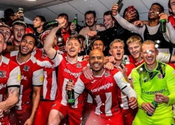 Фанати англійського клубу бурхливо відсвяткували підвищення у класі