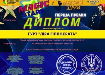 Конотопські студенти здобули перемогу у міжнародному конкурсі мистецтв “MAGIC STARS”
