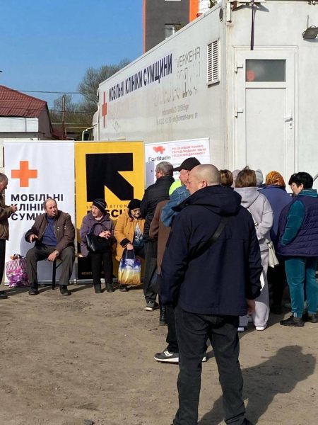 Мобільні клініки Fortitude продовжують працювати на Охтирщині