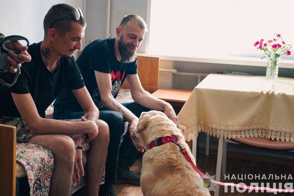 На Сумщині вперше запровадили каністерапію для поранених захисників