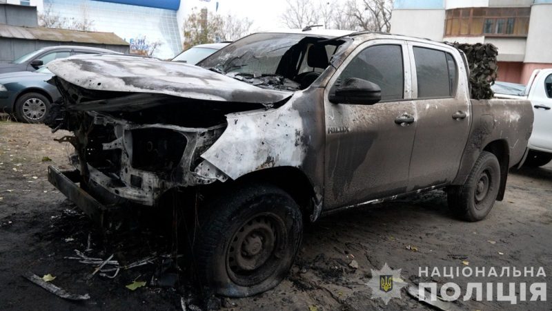 На замовлення рф підпалював авто військових: поліцейські Сумщини скерували справу до суду