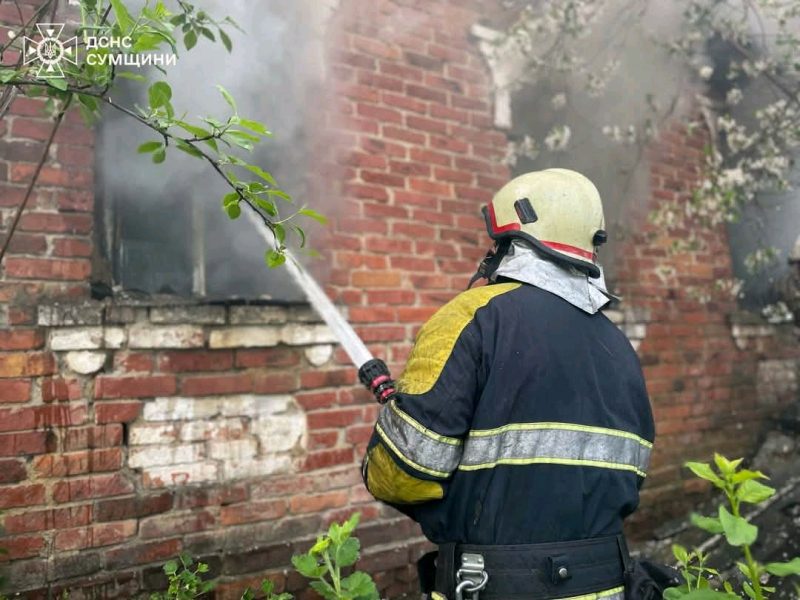 Роменщина: ліквідовано пожежу житлового будинку