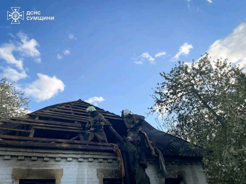 Роменщина: ліквідовано пожежу житлового будинку