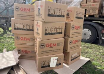 Сумська громада знову отримала гуманітарну допомогу від GEM та Фонду Говарда Баффета.