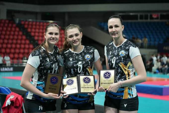 Три українські волейболістки виграли Лігу чемпіонів Азії