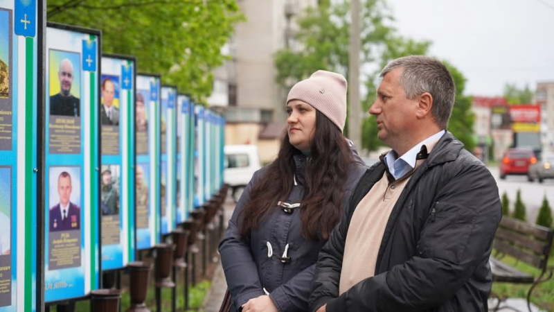 У центрі Охтирки створили Алею пам’яті