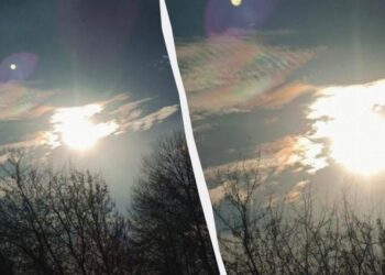 У небі на Сумщині побачили незвичайне райдужне явище