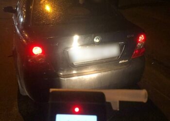 У Сумах затримали водія Geely з 1,23 проміле алкоголю в крові