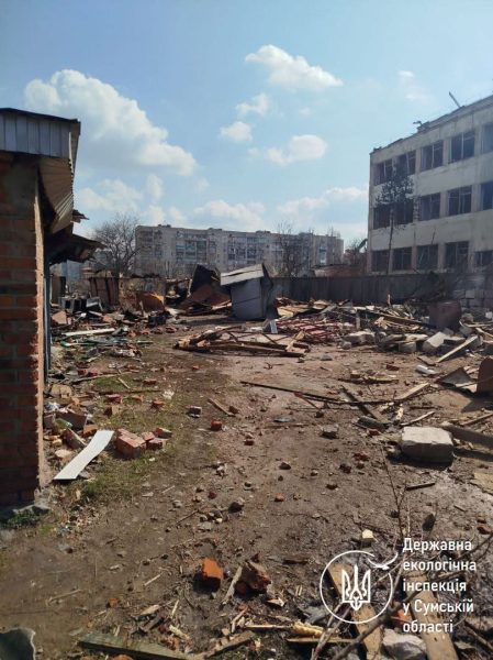 Вибух у Сумах 24 березня наніс мільярдних збитків навколишньому середовищу