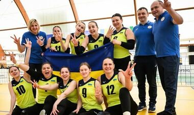 Збірна України з волейболу сидячи взяла срібло Золотої Євроліги