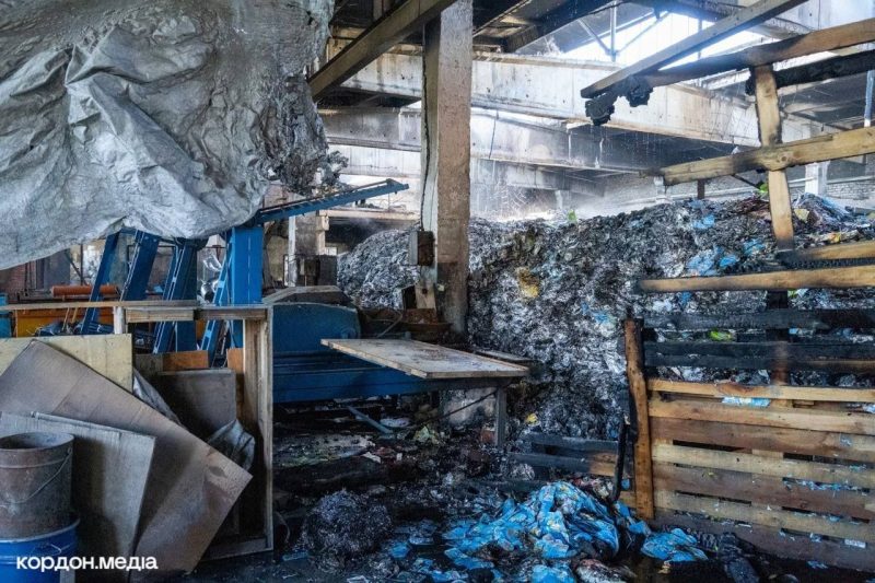 Наслідки атаки російських безпілотників на підприємства в Сумах