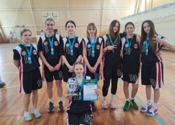 Четвертий етап «Пліч-о-пліч всеукраїнські шкільні ліги» із баскетболу серед дівчат та  юнаків: команда Роменського ліцею № 4 ім. Тетяни  Маркус виборола друге місце + ФОТО