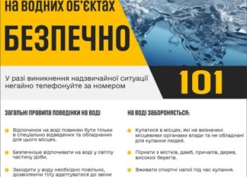 Нагадуємо правила безпечної поведінки на воді