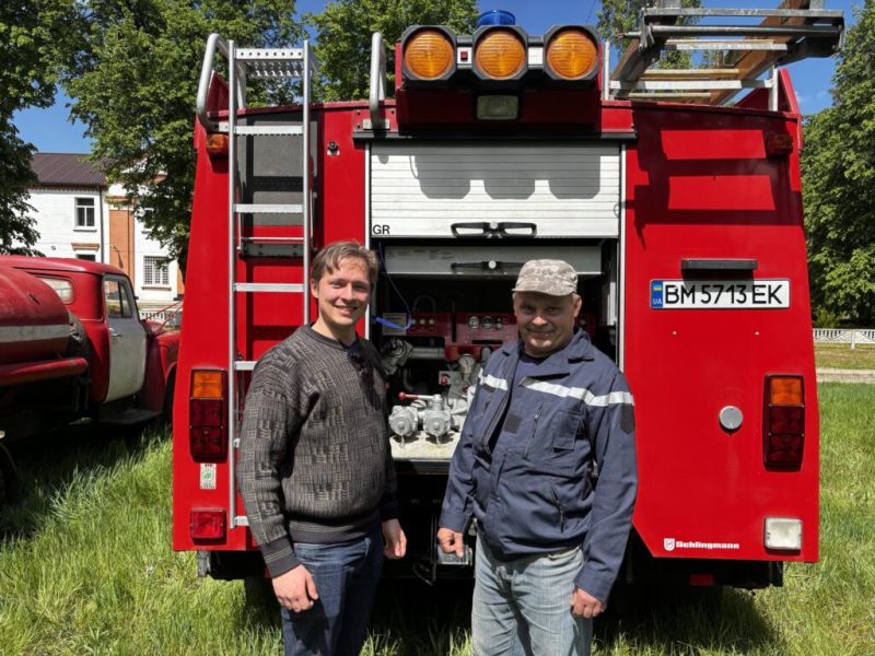 Рятувальники Бочечківської громади отримали ще один сучасний пожежний автомобіль