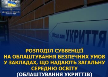 Шосткинська громада отримала 14 млн грн на укриття в школах