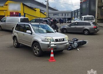 У центрі Сум збили мотоцикліста