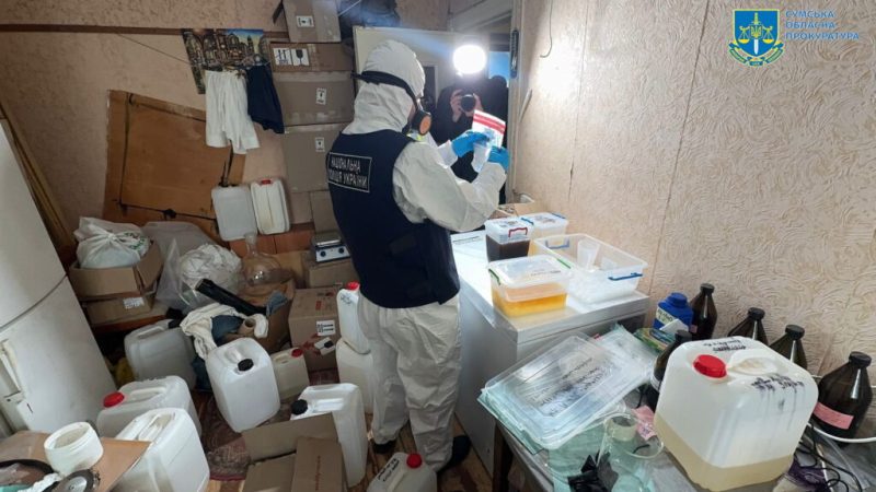 У рамках масштабної загальнодержавної спецоперації припинено діяльність потужного наркоугрупування, яке діяло на Сумщині