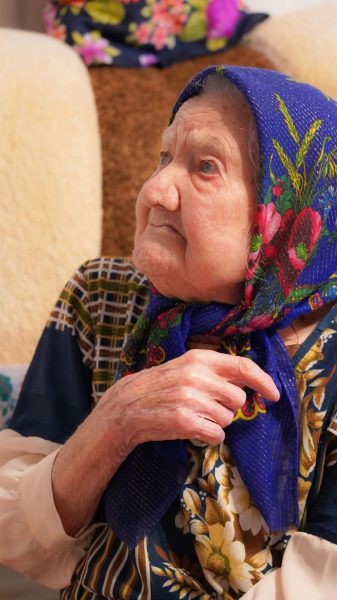 В Охтирці зі 100-річчям вітали Олену Гриценко