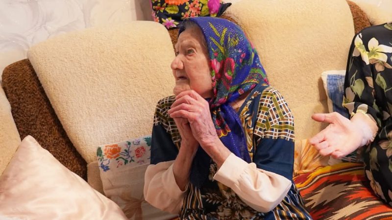 В Охтирці зі 100-річчям вітали Олену Гриценко