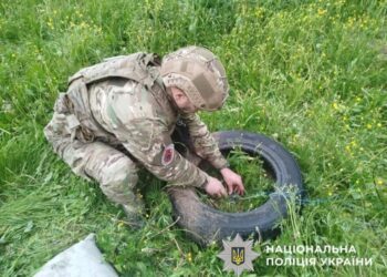 Вибухотехніки поліції Сумщини знищили ворожі суббоєприпаси після чергового обстрілу з боку рф