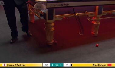 ВІДЕО. Курйоз у Шеффілді. Як китаєць у півфіналі з Ронні порвав лузу