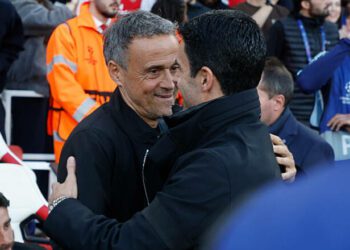 ВІДЕО. Реакція Артети та Енріке після матчу ПСЖ – Арсенал в Лізі чемпіонів