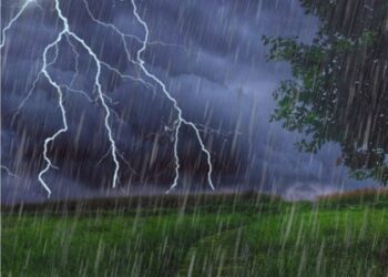 Вночі очікуються дощ, гроза та сильний вітер