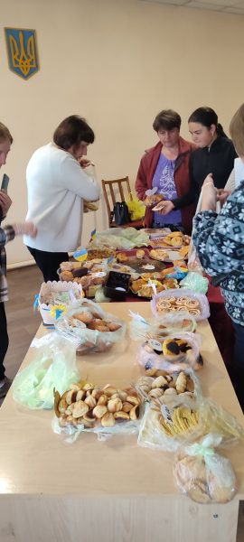 Жителі Сахнівського старостату долучились до благодійного ярмарку на підтримку ЗСУ