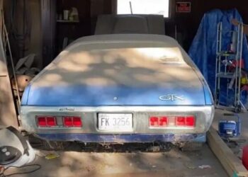 Рідкісний американський спорткар 70-х простояв 37 років у гаражі (ВІДЕО)