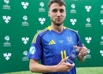 Ванат – найкращий гравець матчу України з Фінляндією на молодіжному чемпіонаті Європи-2025