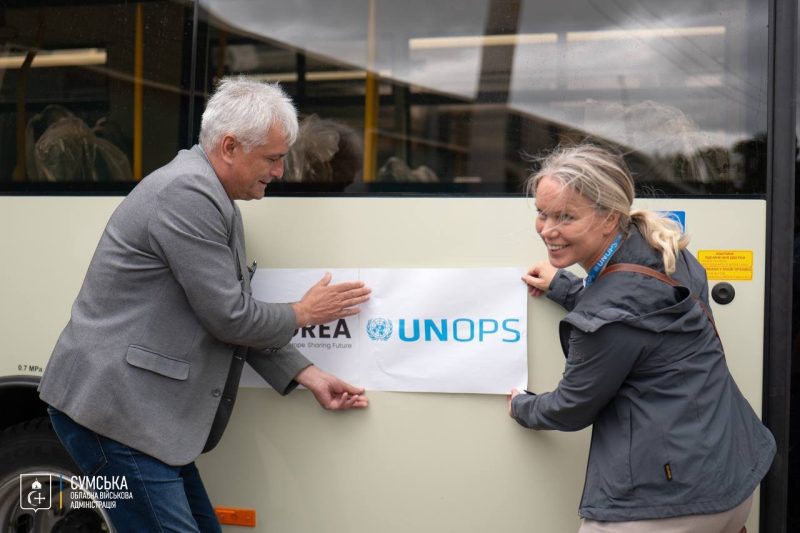 Сумщина отримала 30 автобусів від KOICA та UNOPS – перша частина міжнародної підтримки прикордонних громад
