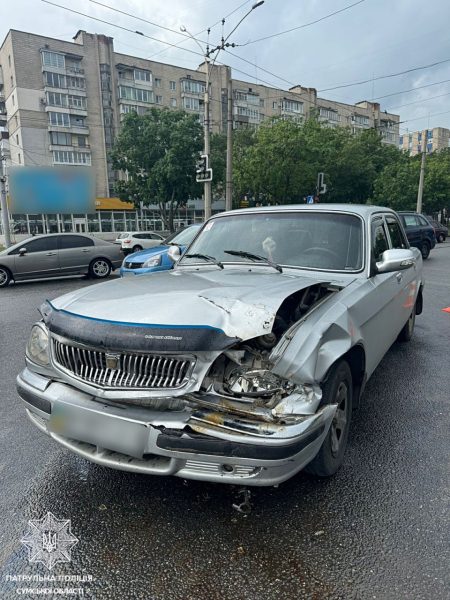 У Сумах три автомобілі потрапили в ДТП на перехресті Харківської та Лушпи