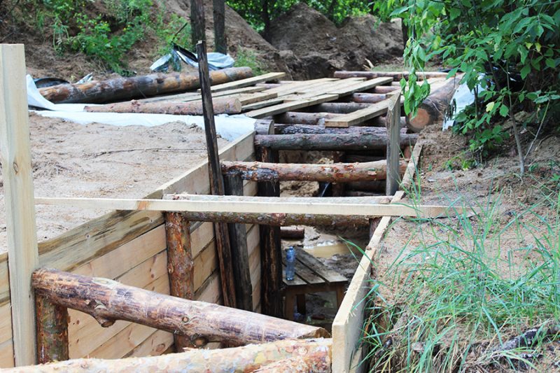 Гвардійці облаштовують свої позиції на Сумщині