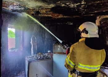 На Конотопщині вогнеборці ліквідували загоряння житлового будинку