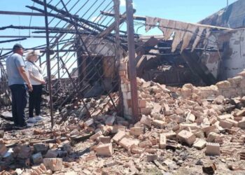 На місці атаки по фермерському господарству в Роменській громаді проводять реєстрацію пошкодженого майна 