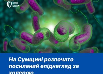 На Сумщині розпочато посилений епіднагляд за холерою