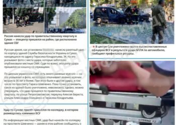 роспропаганда намагається виправдати удар по Сумах