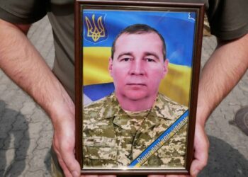 Сьогодні Роменська громада у невимовній скорботі провела в останню путь Воїна – Сергія Михайловича Рубеля + ФОТО