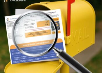 У липні платіжку за обслуговування внутрішніх газових мереж на Сумщині отримають мешканці 147 багатоповерхівок