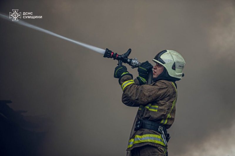 У Ромнах сталась потужна пожежа(+відео)