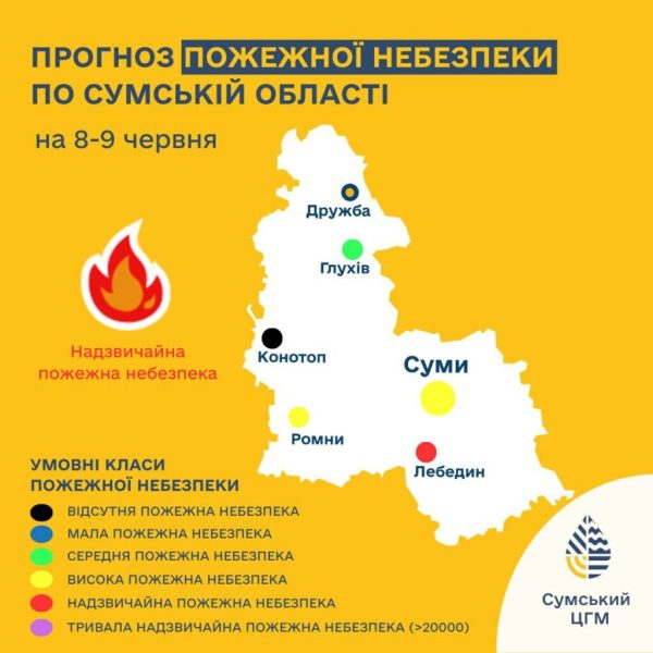 Важливо! Завтра, 8 червня прогнозують грозу з градом та шквалами!