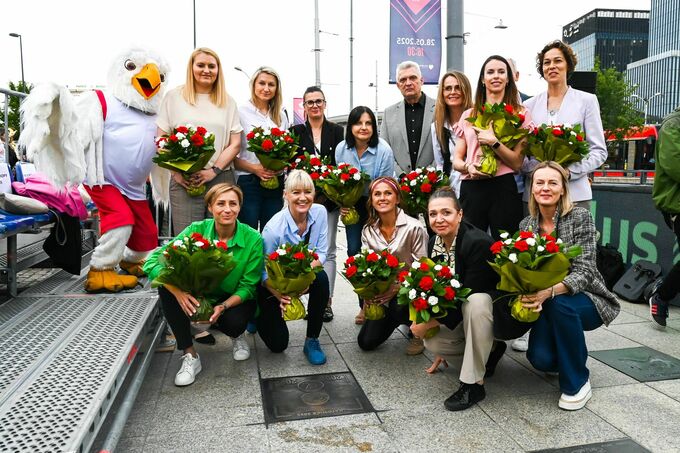 Волейболістка з України потрапила на Алею зірок у Польщі