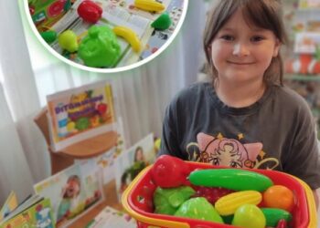 Бібліотека запрошує маленьких охтирчан на виставку-вікторину «Вітамінний кошик»